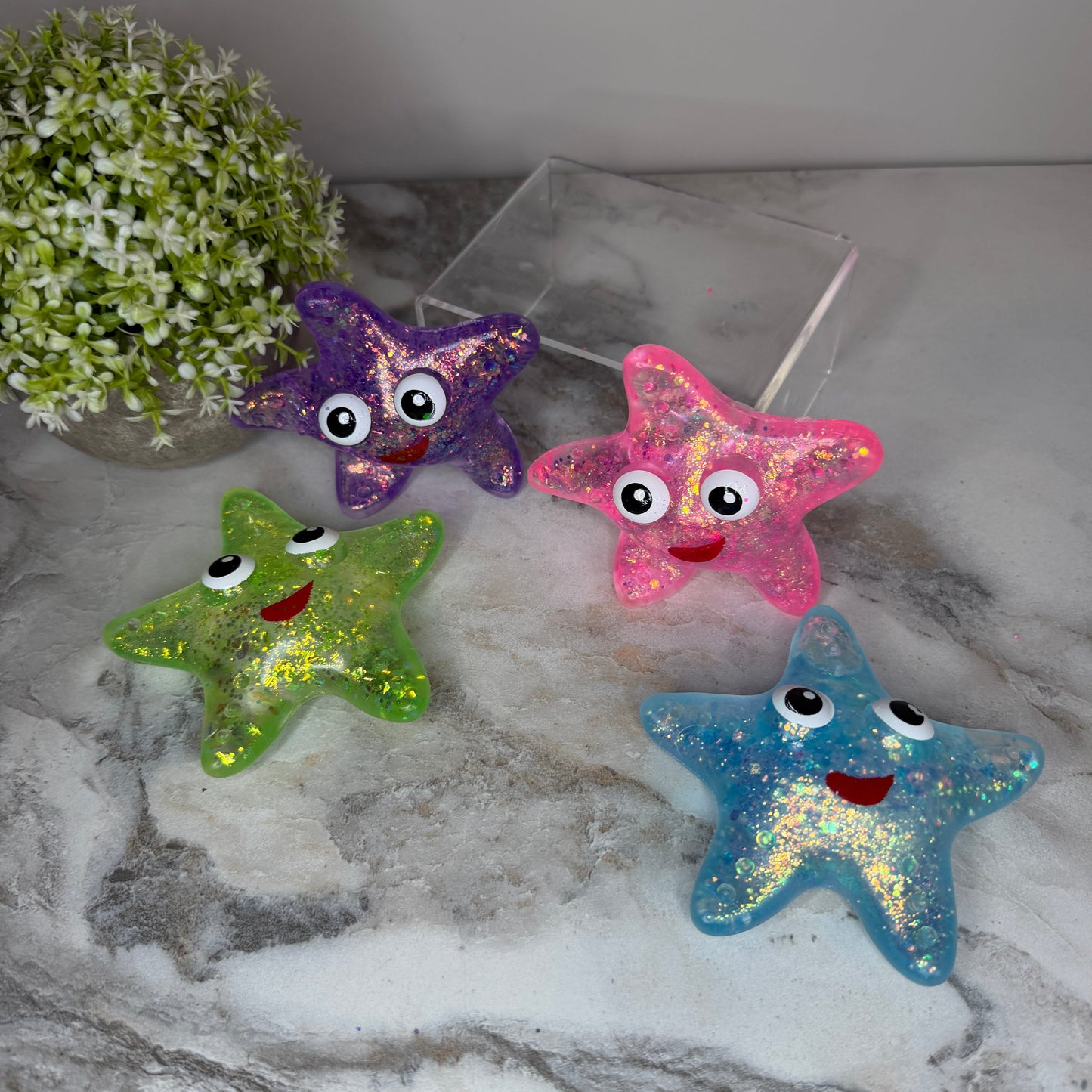 Squishy Toy - Glitter Starfish