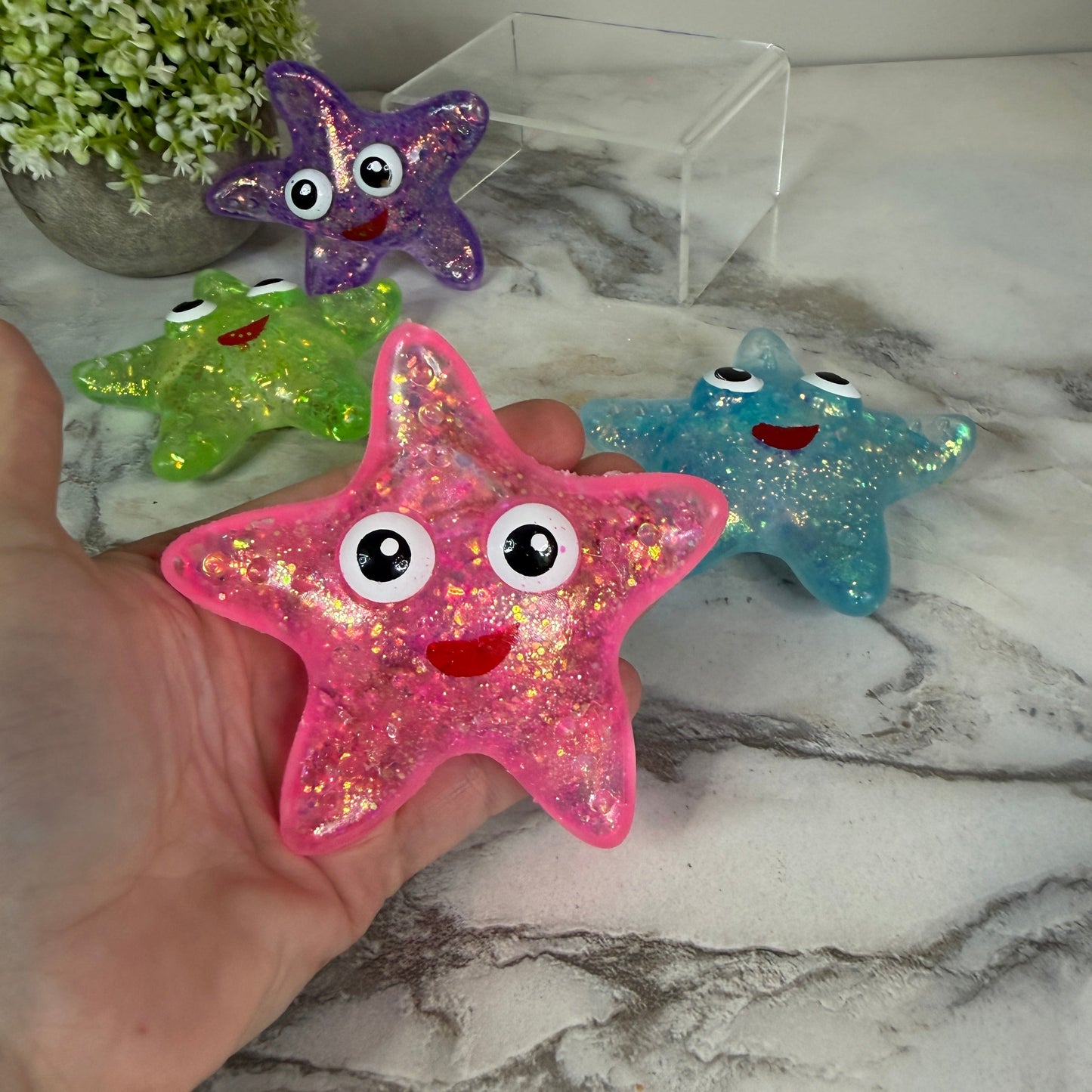 Squishy Toy - Glitter Starfish