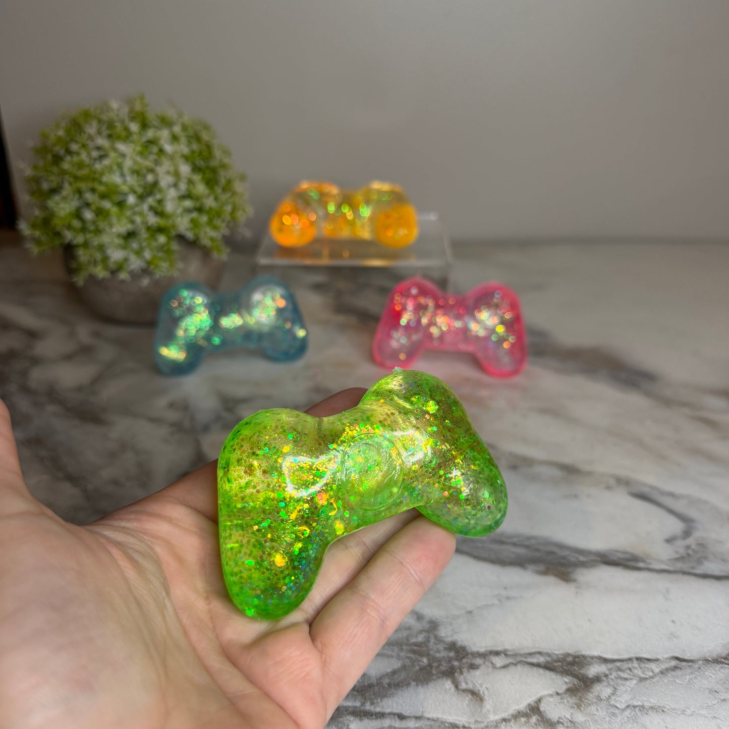 Squishy Toy - Glitter Game Controller