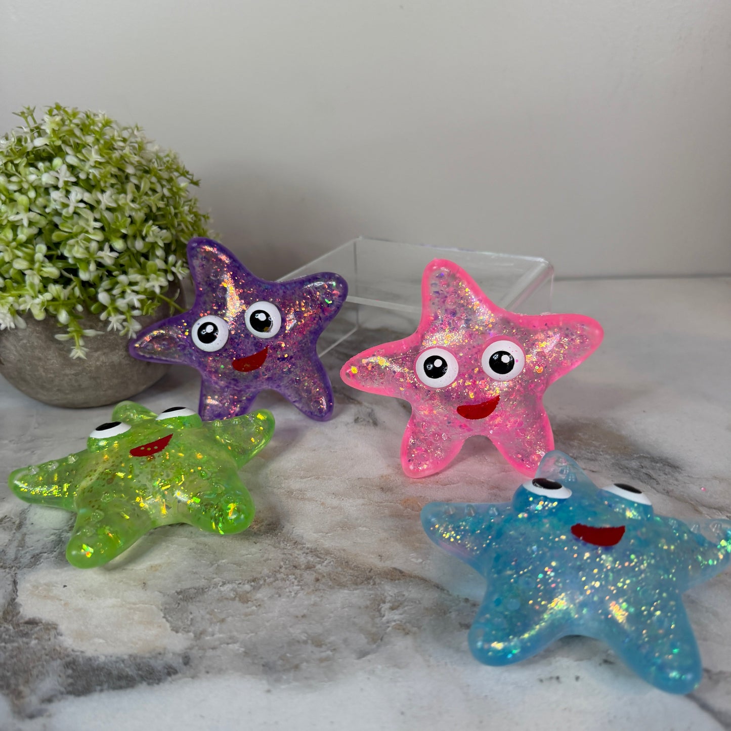 Squishy Toy - Glitter Starfish