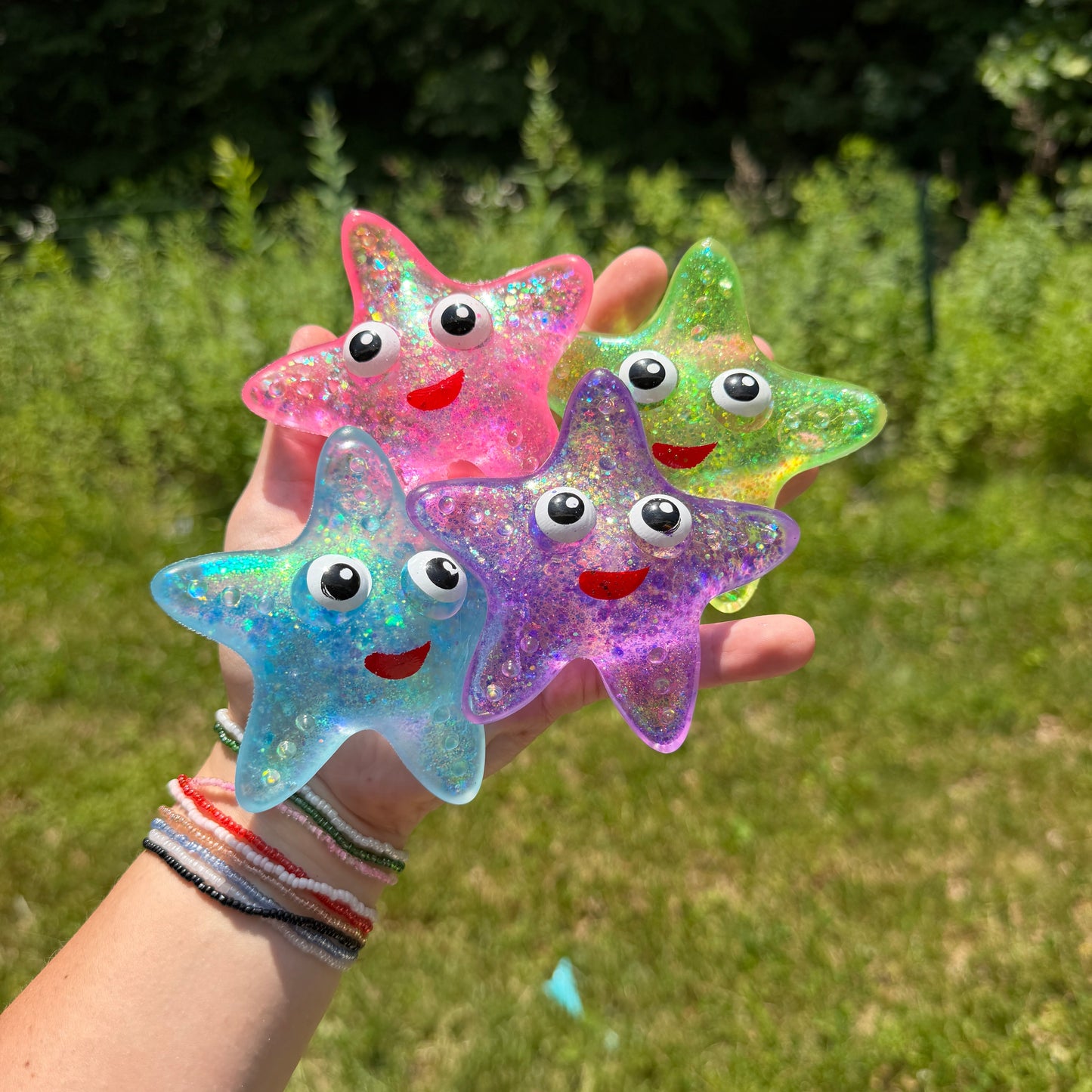 Squishy Toy - Glitter Starfish